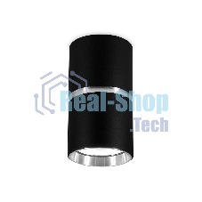 Светильник Ambrella light TN213116 BK/CH черный/хром GU10 D55*100