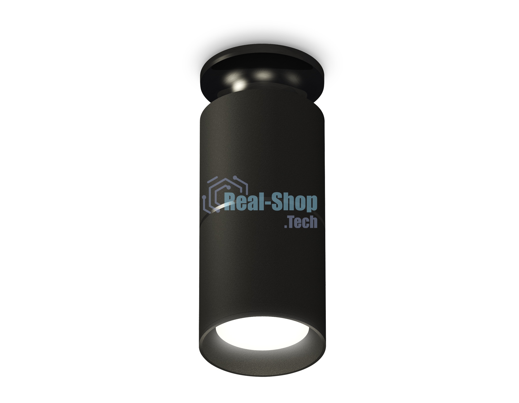 Светильник Ambrella Light XS6302200 SBK/PBK черный песок/черный полированный MR16 GU5.3 (N6902, C6302, A2061, N6102)