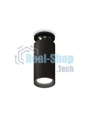 Светильник Ambrella Light XS6302200 SBK/PBK черный песок/черный полированный MR16 GU5.3 (N6902, C6302, A2061, N6102)