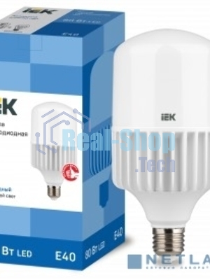 Лампа светодиодная IEK LLE-HP-80-230-65-E40 HP 80Вт 230В 6500К E40