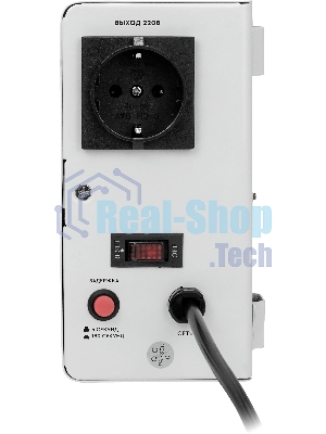 Настенный стабилизатор напряжения SMARTWATT AVR SLIM 1000RW (100W - 260W, 1000VA, 1 кВт, 50 Гц, розеток - 1, LED-дисплей