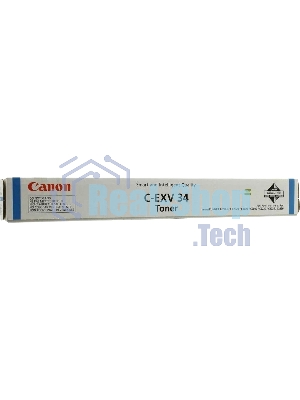 Картридж лазерный Canon C-EXV34C голубой (16000 стр.) для Canon iR C9060/C9065/C9070
