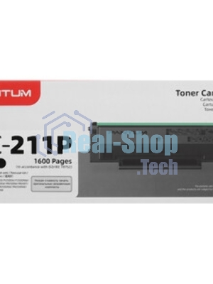 Картридж лазерный Pantum PC-211P, (аналог PC-211EV), черный (1600 стр.) для Pantum Series P2200/2500/M6500/6550/6600