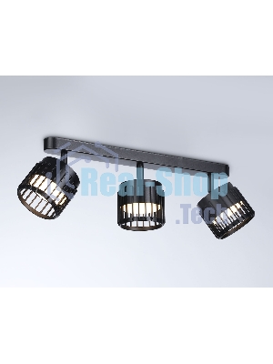 Светильник Ambrella light TN71168/3 BK черный GX53/3 400*100*125