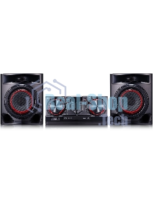 Мини-аудиосистема LG CJ44 черный 480Вт FM USB BT