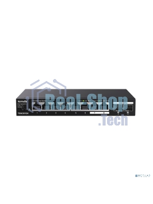 Коммутатор сетевой Tenda TEM2010X Настольное исполнение 8x10Base-T/100Base-TX/1000Base-T 2xSFP+ 12 Вт TEM2010X