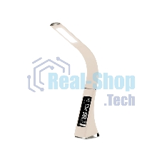 Светодиодная настольная лампа с дисплеем Ambrella light DE511 BG бежевый LED 3000-6400K 6W+LCD 2W