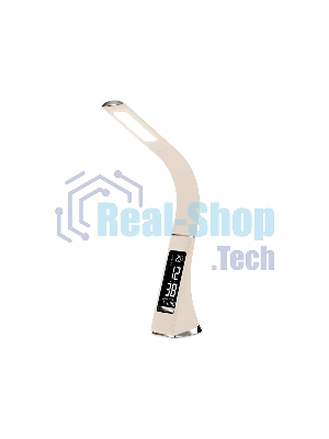 Светодиодная настольная лампа с дисплеем Ambrella light DE511 BG бежевый LED 3000-6400K 6W+LCD 2W
