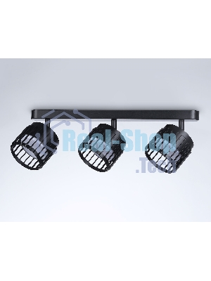 Светильник Ambrella light TN71168/3 BK черный GX53/3 400*100*125