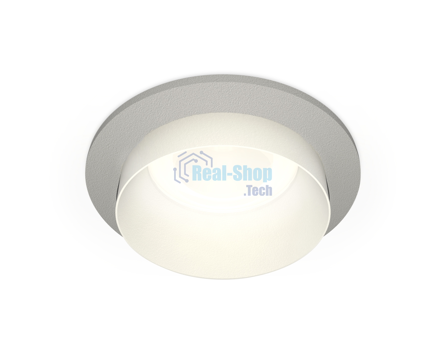 Комплект встраиваемого светильника Ambrella light XC6514020 SGR/SWH серый песок/белый песок MR16 GU5.3 (C6514, N6130)