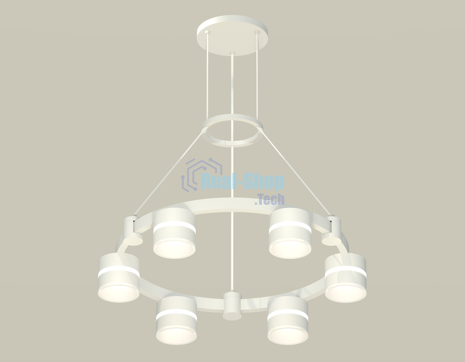 Светильник Ambrella light XR92031202/6 SWH/FR белый песок/белый матовый GX53 (A9203, C9231, N8444)