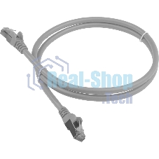 Патч-корд LANMASTER LSZH FTP cat.6, 2.0 м, серый