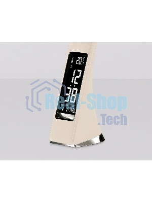 Светодиодная настольная лампа с дисплеем Ambrella light DE511 BG бежевый LED 3000-6400K 6W+LCD 2W