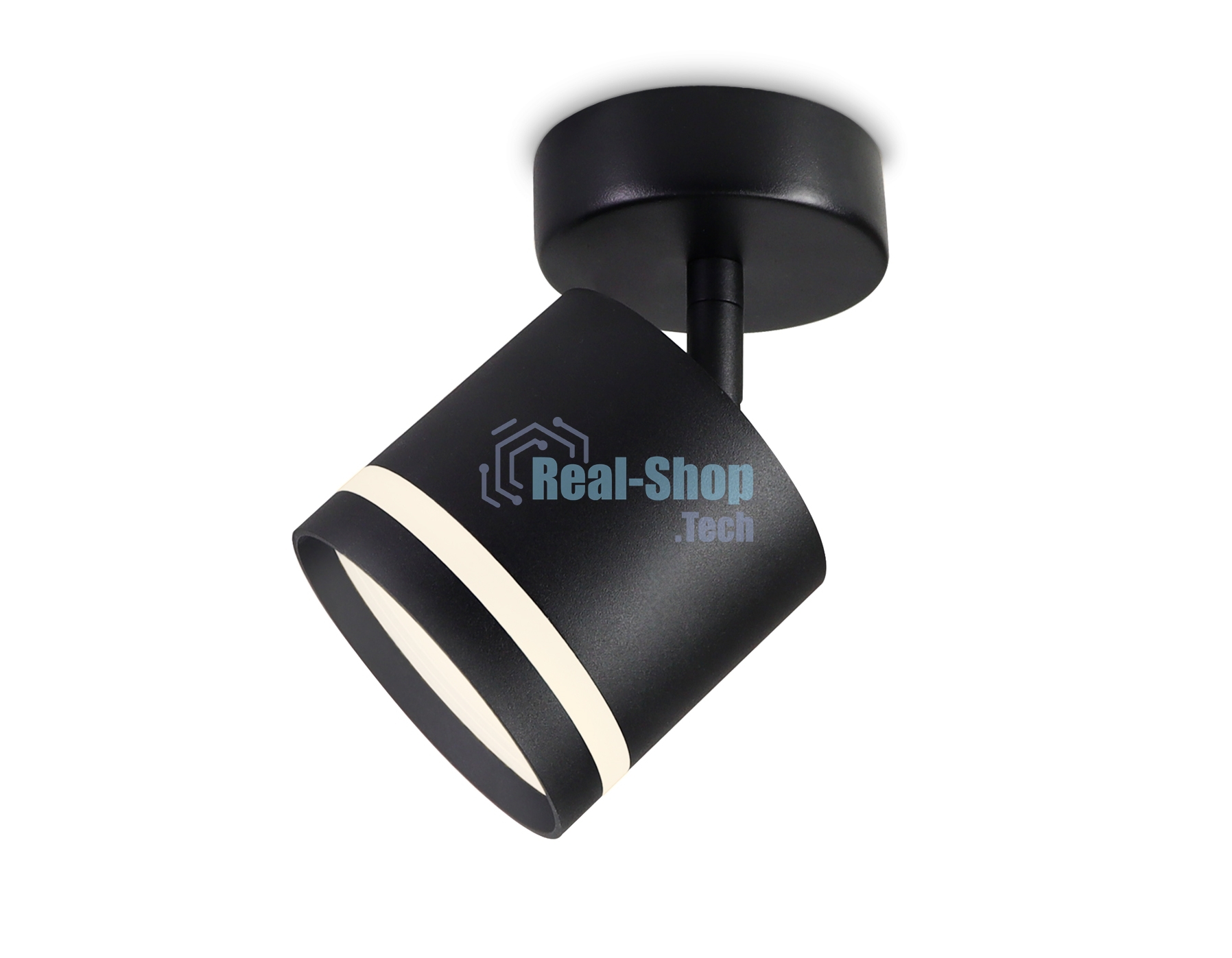 Накладной поворотный спот Ambrella light TA1414 BK черный GX53 max 12W 82*80*150