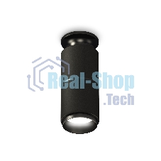 Светильник Ambrella Light XS6302201 SBK/PBK черный песок/черный полированный MR16 GU5.3 (N6902, C6302, A2061, N6121)