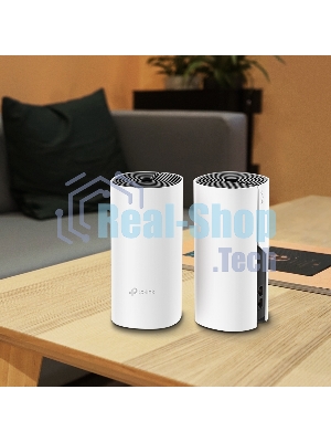 Роутер беспроводной TP-Link DECO M4 (DECO M4(2-PACK)) AC1200 10/100/1000BASE-TX (упак.:2шт)