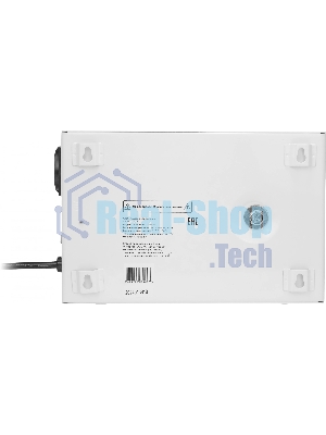 Настенный стабилизатор напряжения SMARTWATT AVR SLIM 1000RW (100W - 260W, 1000VA, 1 кВт, 50 Гц, розеток - 1, LED-дисплей