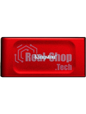 Внешний SSD Kingston XS1000, 2TB, USB 3.2 Gen 2 Type-C, R/W 1050/1000, красный