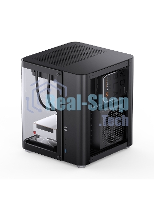 Корпус без блока питания Корпус JONSBO TK-1 Black 2.0 MATX без БП, mini-ITX, micro-ATX, черный