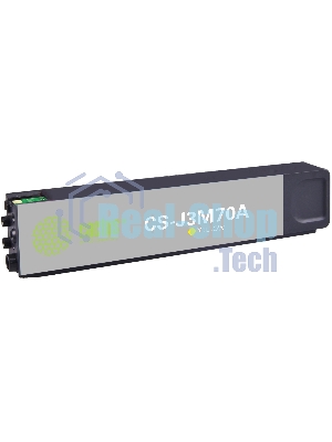 Картридж струйный Cactus CS-J3M70A (981A) желтый пигментный (120 мл) для HP PageWide 556dn Enterprise/586dn