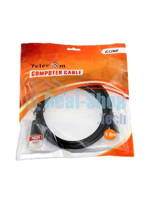 Кабель-переходник Telecom (TA682-1.8M) 4K*60Hz 1.2V Mini DisplayPort M <--> DisplayPort M 1,8м 6926123463314