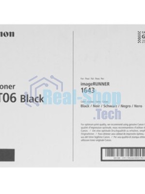Картридж лазерный Canon T06 черный (20 500 стр.) для Canon IR1643s.