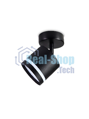 Накладной поворотный спот Ambrella light TA1414 BK черный GX53 max 12W 82*80*150