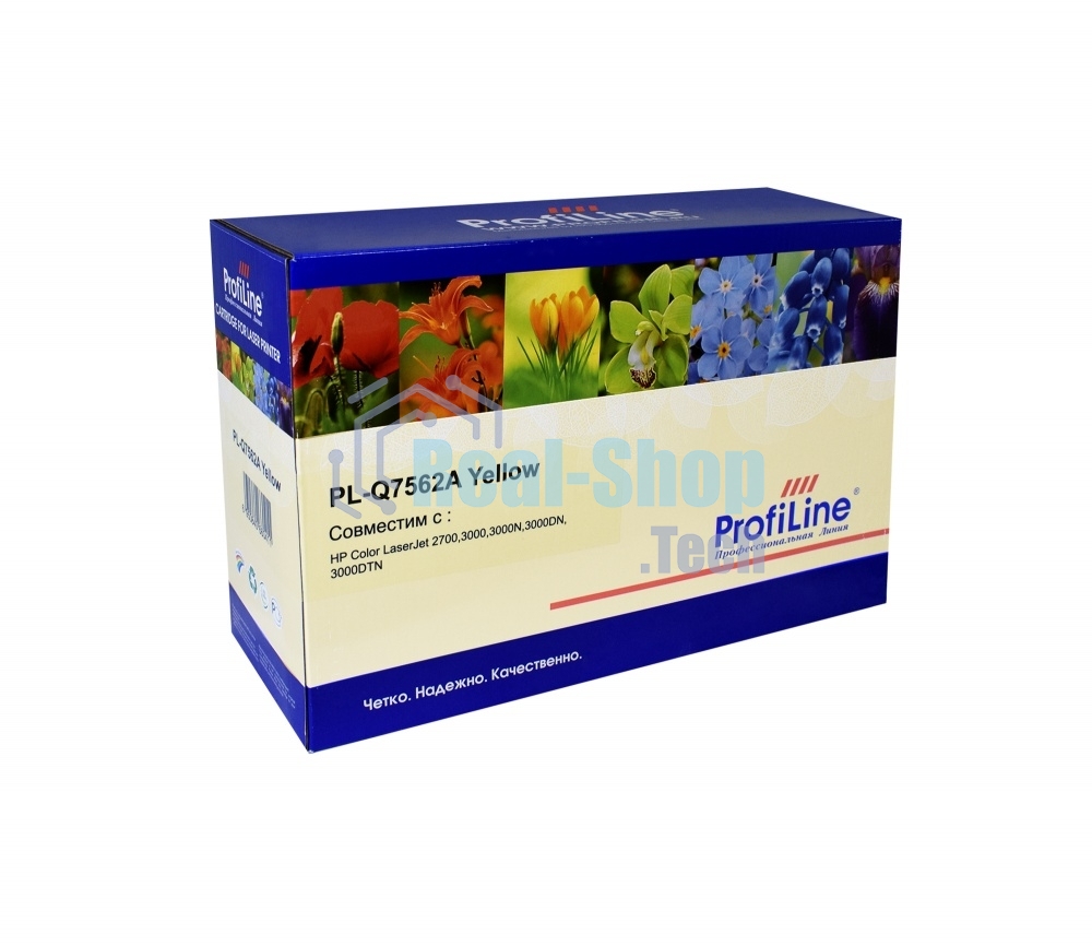 Картридж лазерный ProfiLine PL-Q7562A для принтеров HP Color LaserJet 2700/3000/3000N/3000DN/3000DTN Yellow 3000 копий