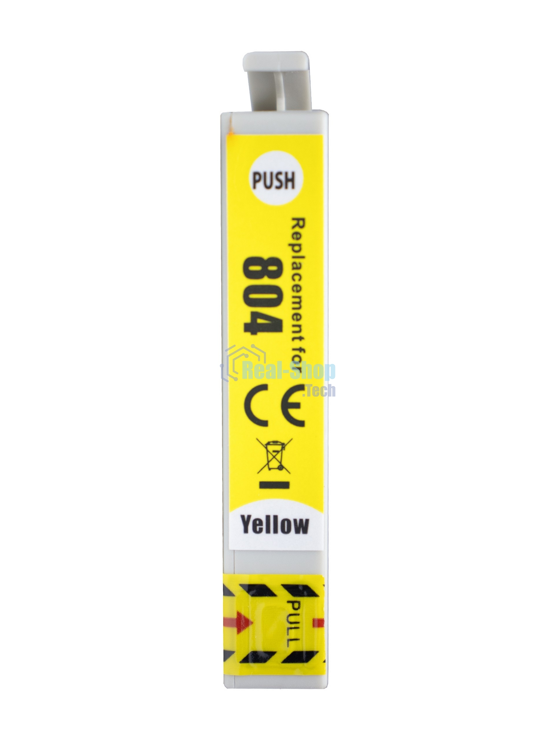 Картридж струйный Sakura C13T08044011 (T0804) для Epson, желтый, 7,4 мл.