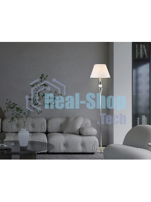 Светильник Ambrella light LH75265 SN/FR сатин никель/белый матовый E27 max 60W D360*1560