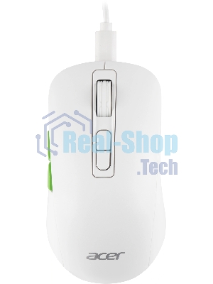 Мышь беспроводная Acer OMR311 белый, 2400 dpi, радиоканал, Bluetooth, USB, кнопки - 7