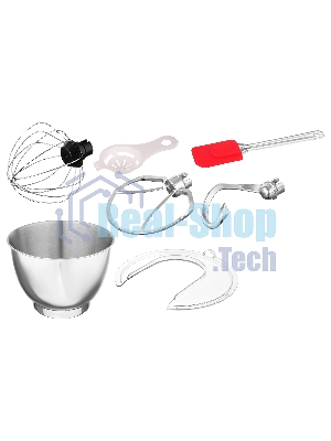 Миксер планетарный Hyundai HYM-S6451 1300 Вт, красный