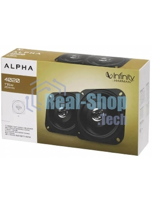 Колонки автомобильные Infinity Alpha 4020 (без решетки) 175Вт 88дБ 4Ом 10см (4дюйм) (ком.:2кол.) коаксиальные двухполосные