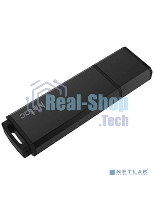 Флешка USB Netac U351 (NT03U351N-032G-20BK), 32Gb, USB 2.0, R/W 25/10, черный