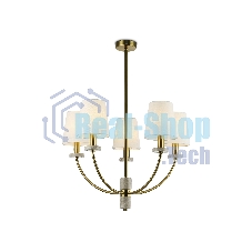 Люстра Ambrella light LH75351/5 SB/WH бронза/белый E14*5 max 40W D630*780