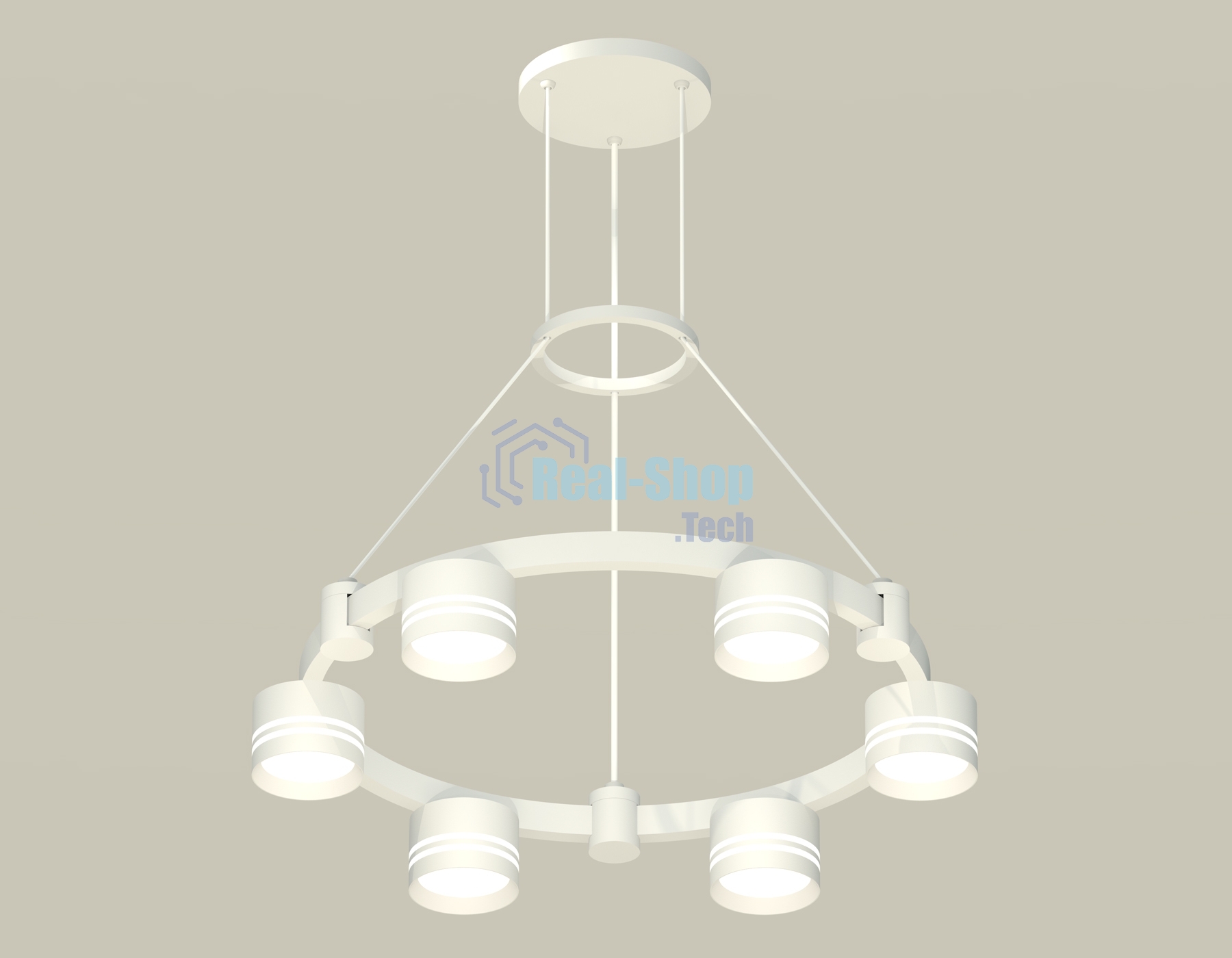 Светильник Ambrella light XR92031203/6 SWH/FR белый песок/белый матовый GX53 (A9203, C9231, N8477)