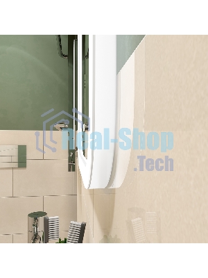 Зеркало Bau Stil 40х70, сенсорная LED подсветка, пластиковый защитный корпус