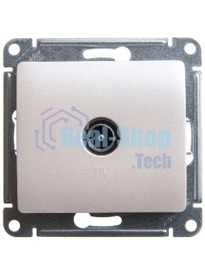Механизм розетки TV 1-м Glossa 1DB перламутр SchE GSL000691