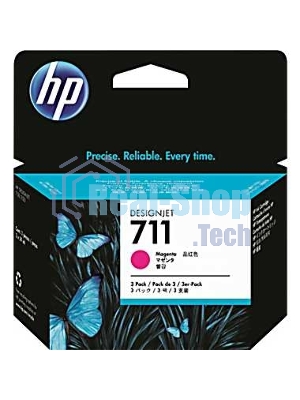 Картридж струйный HP №711 CZ135A пурпурный x3уп. для HP DJ T120/T520