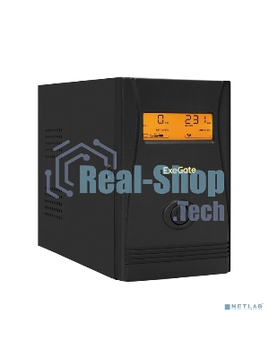 Источник бесперебойного питания ExeGate EX292775RUS Power Smart ULB-800.LCD.AVR.4C13 800VA/480W, LCD, AVR, 4*C13, металлический корпус, черный