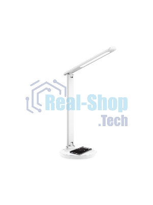 Светодиодная настольная лампа с беспроводной зарядкой Ambrella light DE520 WH белый LED 3000-6400K 8W