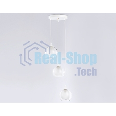 Подвесной светильник TR3540/3 WH/CL/FR белый/прозрачный/белый матовый E27*3 max 40W D281*800