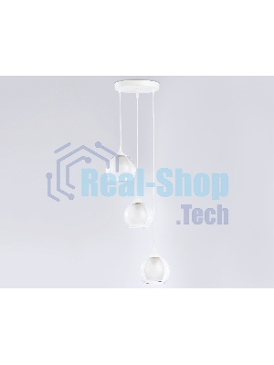 Подвесной светильник TR3540/3 WH/CL/FR белый/прозрачный/белый матовый E27*3 max 40W D281*800