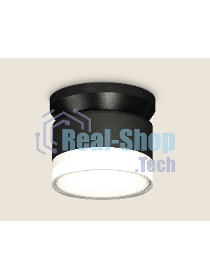Светильник Ambrella Light XS8102052 SBK/FR/CL черный песок/белый матовый/прозрачный GX53 (N8902, C8102, N8399)