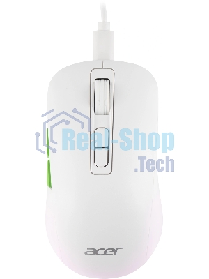 Мышь беспроводная Acer OMR311 белый, 2400 dpi, радиоканал, Bluetooth, USB, кнопки - 7