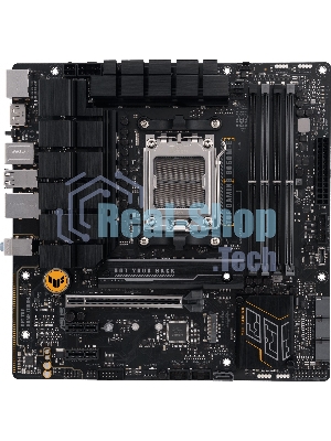 Материнская плата ASUS TUF GAMING B650M-E, AM5, AMD B650, 4xDDR5, 4xSATA, 2xM.2, 1xPCIe 4.0 x16, 2xPCIe x1, 2xDP, 1xHDMI, 1x 2.5Gb LAN, 1xUSB-A 3.2 Gen 2, 2xUSB-A 3.2 Gen 1, 4xUSB 2.0, 1xUSB-C 3.2 Gen 2, 3x3.5 мм, 7.1, mATX