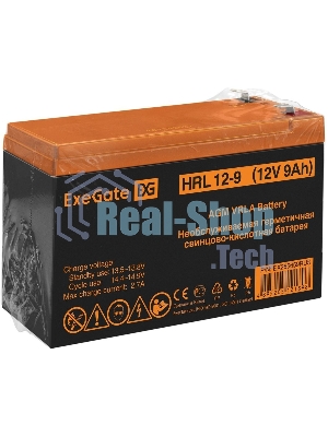 Батарея для ИБП ExeGate EX285659RUS HRL 12-9 (12V 9Ah 1234W, клеммы F2)