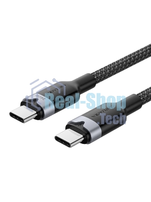 Кабель Vention USB 2.0 CM/CM - 2м. черный 5А PD240W, шт.