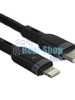 Кабель Hoco U117 IP(01467) USB Type-C-Lightning (m) 1.2м черный