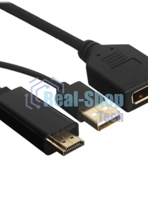 Адаптер USB TO DP(F) CG599E-0.15M 4K*60HZ VCOM